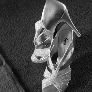 Fioni Night High Heel Silver Shoes